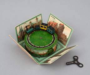 <b>Seltene Miniatur-Tischeisenbahn 1935</b>