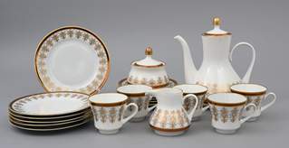 <b>Festliches Kaffeeservice Thüringen 1970er/ 80er Jahre</b>