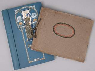 <b>Zwei Jugendstil-Sammelalben</b>