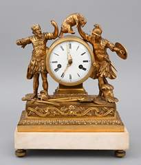 <b>Französische Pendule Bronzegehäuse</b>