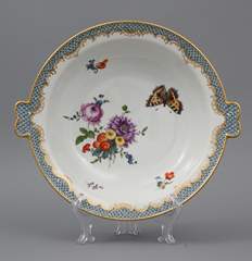 <b>Schüssel Meissen, außerordentlich reich bemalt</b>