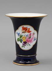 <b>Bechervase, Meissen, königsblau</b>