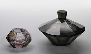 <b>Zwei Teile Kristall, Art déco</b>