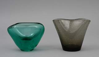 <b>Zwei Midcentury-Objekte Studioglas, Czechoslowakei</b>