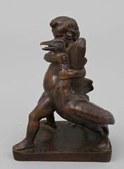 <b>Kleinbronze Knabe mit der Gans</b>