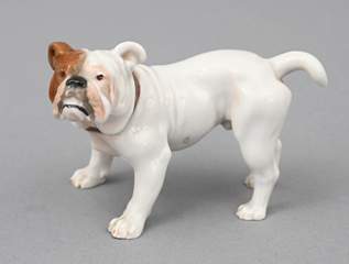 <b>Tierfigur Bulldogge, Meissen</b>